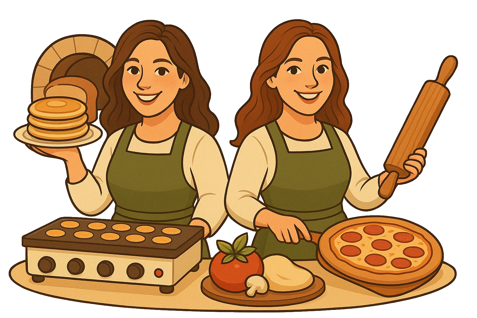 Interiér pizzerie